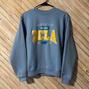 Champion UCLA Bruins 1919 Blue & Yellow Crewneck Sweater Embroidered